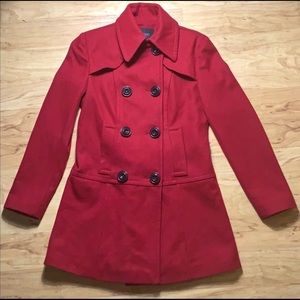 Nine West Red Wool Coat